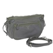 Pre-owned Nylon prada-bags Prada Vintage , Gray , Dames