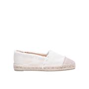 Ivoor Espadrilla Schoen met Geweven Koord Castañer , White , Dames