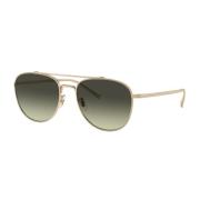 Aviator Rivets Zonnebril Oliver Peoples , Yellow , Unisex