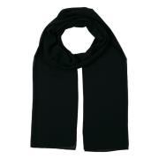 Elegante Chiffon Stola vera mont , Black , Dames