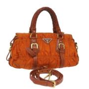 Pre-owned Nylon prada-bags Prada Vintage , Orange , Dames