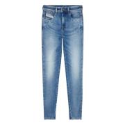 Super skinny Jeans - 1984 Slandy-High Diesel , Blue , Dames