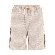 Tweed Shorts Drole de Monsieur , Beige , Heren