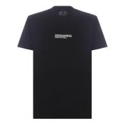 Zwarte T-shirts en Polos voor Heren Dsquared2 , Black , Heren