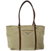 Pre-owned Nylon prada-bags Prada Vintage , Beige , Dames