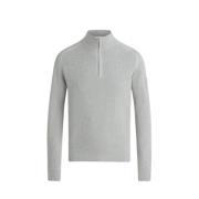 Lichtgrijs Quarter Zip Jumper Belstaff , Gray , Heren