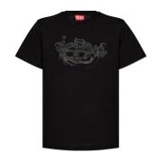 T-shirt `T-Regs-P2` Diesel , Black , Dames