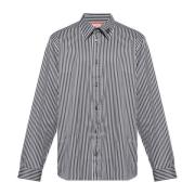 Shirt `S-Turner-Stripe-D` Diesel , Black , Heren