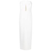 Elegante Avondjurk Lange Mouw The New Arrivals Ilkyaz Ozel , White , D...