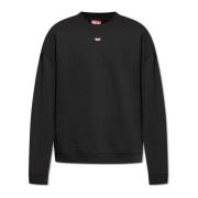 Sweatshirt met S-Boxt-D logo Diesel , Black , Heren