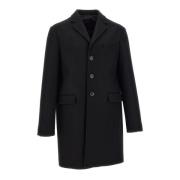 Warme en stijlvolle zwarte jas Dsquared2 , Black , Heren