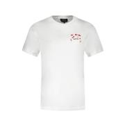 Wit Katoenen T-Shirt - Amo A.p.c. , White , Heren