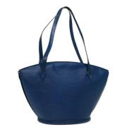 Pre-owned Leather louis-vuitton-bags Louis Vuitton Vintage , Blue , Da...