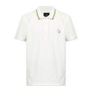 Polo met logo PS By Paul Smith , White , Heren