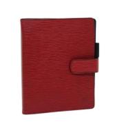 Pre-owned Leather home-office Louis Vuitton Vintage , Red , Dames