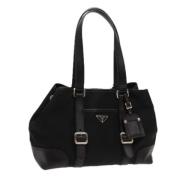 Pre-owned Nylon prada-bags Prada Vintage , Black , Dames