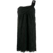 Pre-owned Cotton dresses Valentino Vintage , Black , Dames