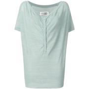 Pre-owned Cotton tops Maison Margiela Pre-owned , Blue , Dames