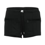 Stijlvolle Mini Shorts Courrèges , Black , Dames