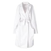 Pre-owned Polyester outerwear Jil Sander Pre-owned , White , Dames
