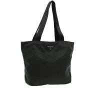 Pre-owned Fabric totes Prada Vintage , Green , Dames