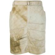 Pre-owned Leather bottoms Dior Vintage , Green , Dames