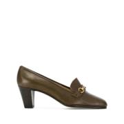 Pre-owned Leather heels Celine Vintage , Brown , Dames