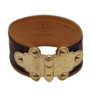 Pre-owned Canvas bracelets Louis Vuitton Vintage , Brown , Dames