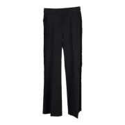 Pre-owned Wool bottoms Stella McCartney Pre-owned , Black , Dames