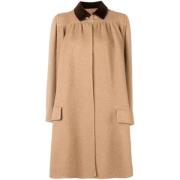 Pre-owned Wool outerwear Valentino Vintage , Beige , Dames
