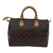 Pre-owned Canvas louis-vuitton-bags Louis Vuitton Vintage , Brown , Da...