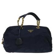 Pre-owned Nylon prada-bags Prada Vintage , Blue , Dames