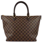 Pre-owned Leather totes Louis Vuitton Vintage , Brown , Dames