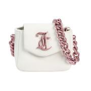 Eco-Leren Mini Schoudertas Juicy Couture , White , Dames