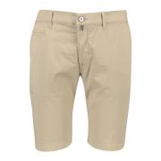 Beige Shorts NorHeren Pasvorm Katoen Stretch Pierre Cardin , Beige , H...