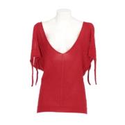 Pre-owned Cotton tops Armani Pre-owned , Red , Dames