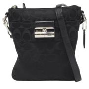 Pre-owned Canvas handbags Coach Pre-owned , Black , Dames