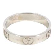 Pre-owned White Gold rings Gucci Vintage , Gray , Dames