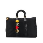 Pre-owned Leather handbags Moschino Pre-Owned , Black , Dames