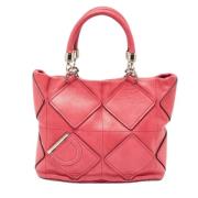 Pre-owned Fabric totes Salvatore Ferragamo Pre-owned , Pink , Dames