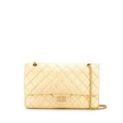 Pre-owned Leather chanel-bags Chanel Vintage , Yellow , Dames