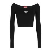 Vera Longsleeve Top Diesel , Black , Dames