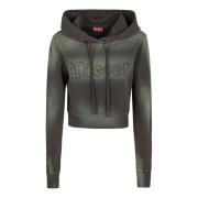 Slimmy Hoodie Diesel , Gray , Dames