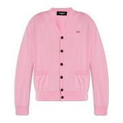 Knoop-op Vest Dsquared2 , Pink , Dames