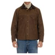 Bruine Jassen Zware Shirt Cerata Manifattura Ceccarelli , Brown , Here...