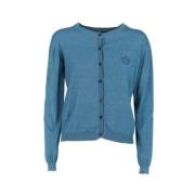 Pre-owned Cotton outerwear Versace Pre-owned , Blue , Dames