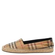 Pre-owned Fabric flats Burberry Vintage , Beige , Dames