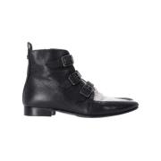 Pre-owned Leather boots Jimmy Choo Pre-owned , Black , Dames