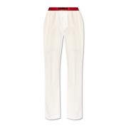 Pyjamabroek met logo Dsquared2 , White , Dames