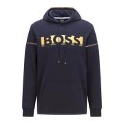 Heren Hoodie Soody1 50465949 Blauw Hugo Boss , Blue , Heren